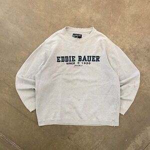 Vintage Eddie Bauer EBTEK 90s Crewneck Sweatshirt Size Large